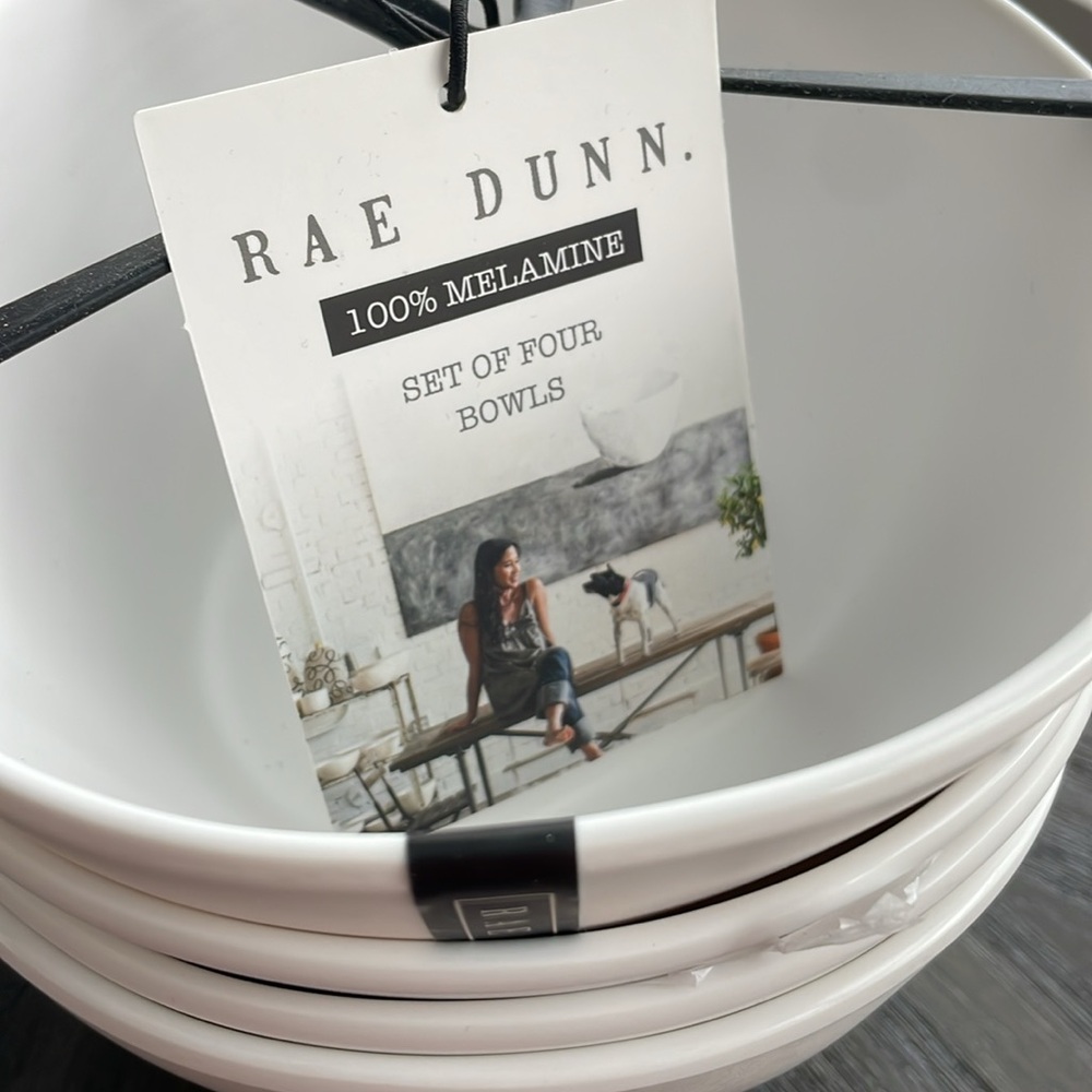 Rae Dunn melamine cereal bowls - Picture 2 of 3